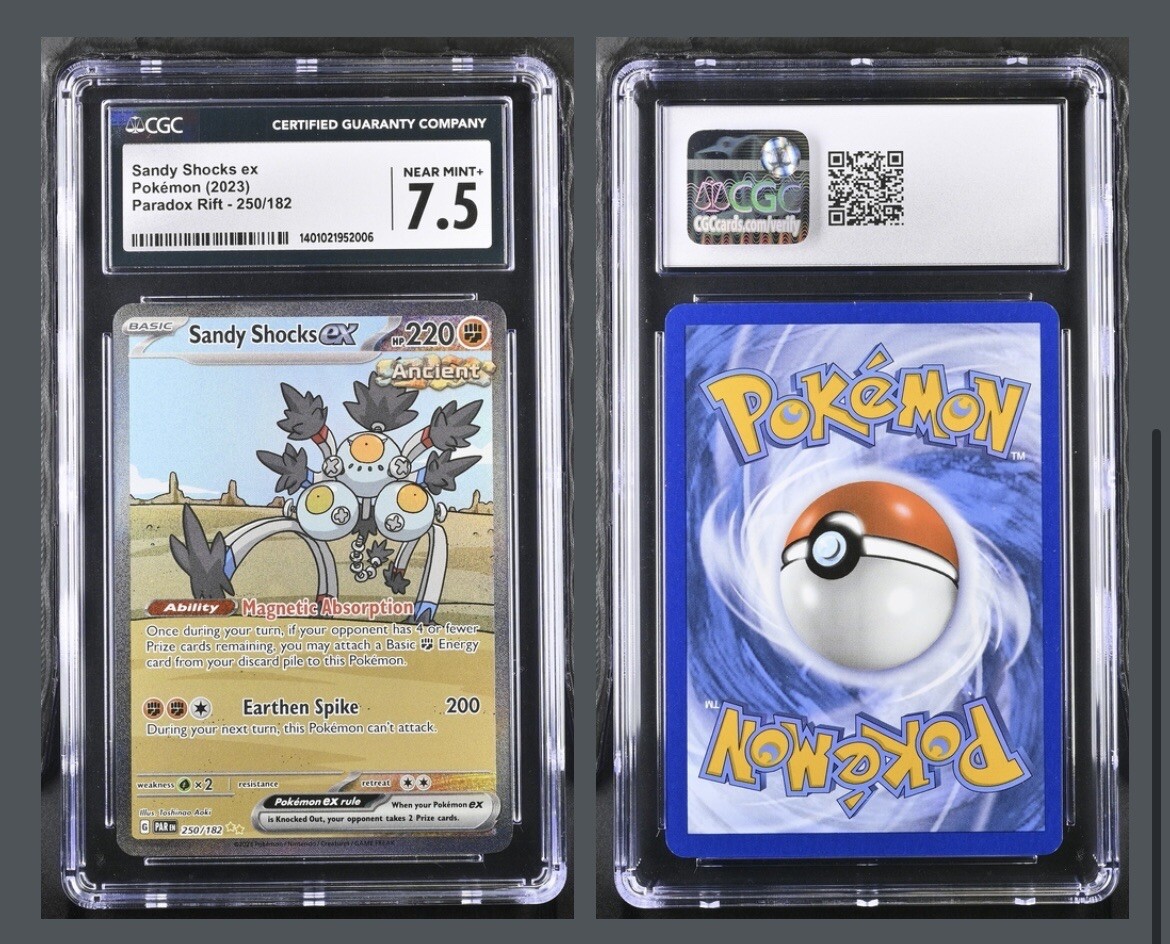 tns@ポケカ Amazon.com: Pokemon - Sandy Shocks ex 250/182 - Paradox Rift