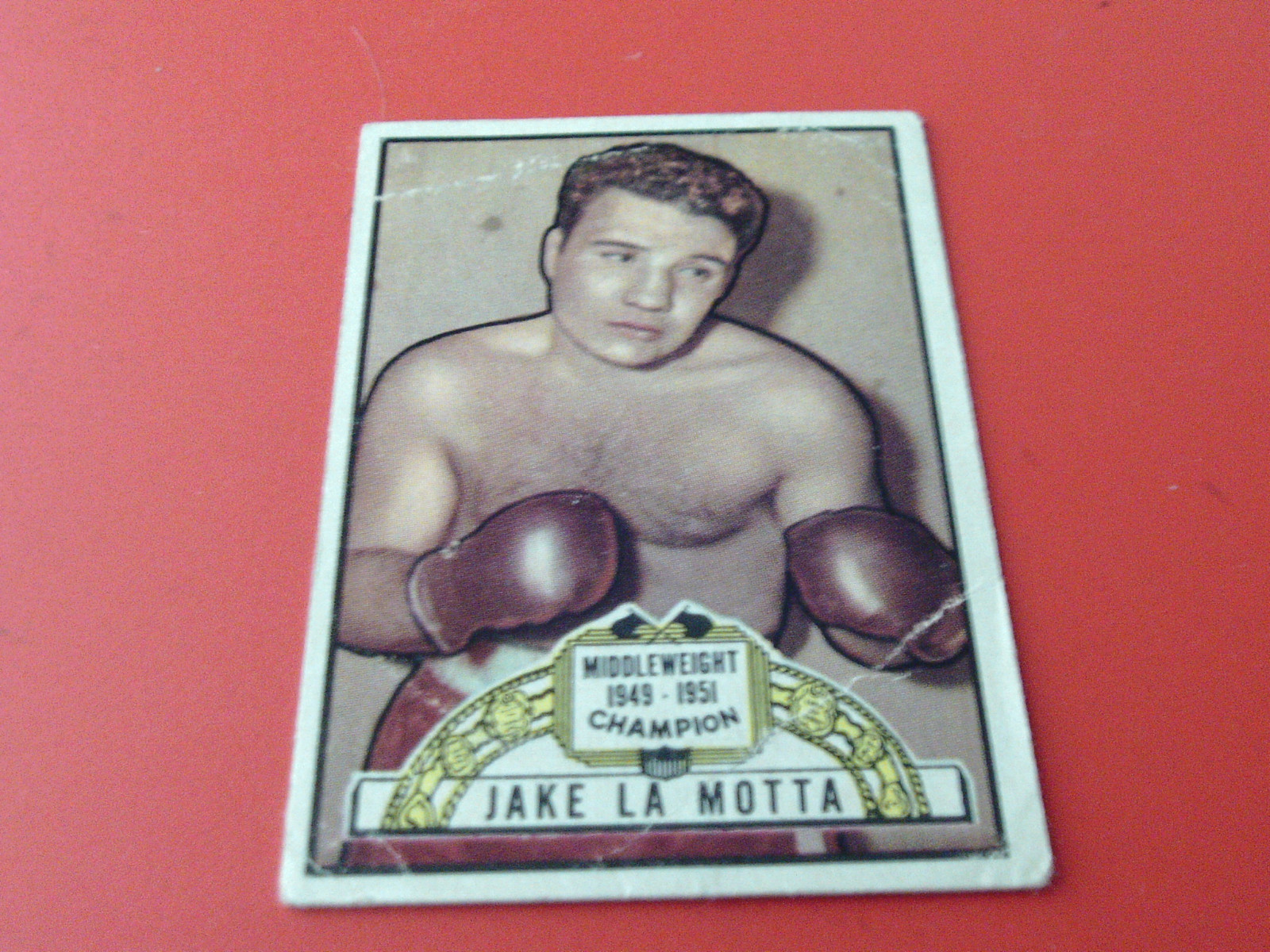 Jake LaMotta 1951 Topps Ringside #3 Base Price Guide - Sports Card