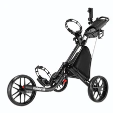 CaddyTek CaddyLite EZ-Fold Pro 3 Wheel Golf Buggy / Push Cart - Dark Grey