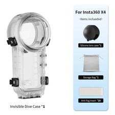 Waterproof Case Invisible Dive Case for Insta360 X4 Sport Camera Accessories
