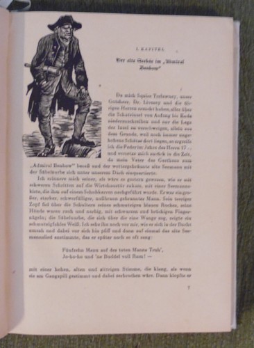 Robert L. Stevenson , Die Schatzinsel , Verlag Neues Leben Berlin , HC , 1954 - Picture 7 of 12