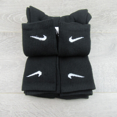 Nike Everyday Plus Cushion Crew Black White Socks SX6897 010 (6