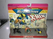 1993 Micro Machines X-Men Collection Blackbird, Helecarrier, Tracker 1:87 Scale