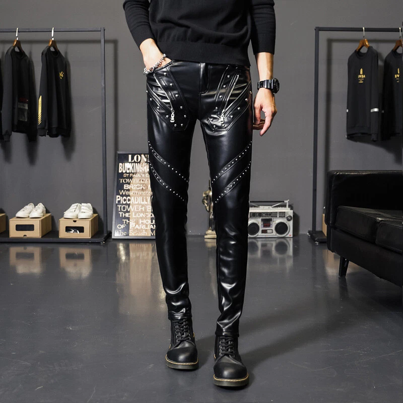 Mens leather hotsell pants canada