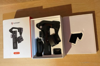 Stabilisateur Smartphone Bomaker - Gimbal 3 Axes - Pliable - Noir (ouvert Jamais Utilisé)