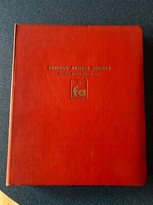 Ordner/Band  Malkurs berühmter Künstler ''FAMOUS ARTISTS COURSE'' 1960 Lektion 1-8