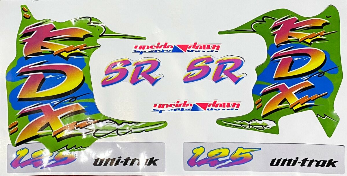 Custom graphics for Kawasaki KDX 200 KDX 125 KDX200 KDX125