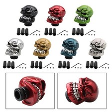 Innovativer Auto Schaltknauf mit Totenkopf Design einfaches Installationswerkzeu