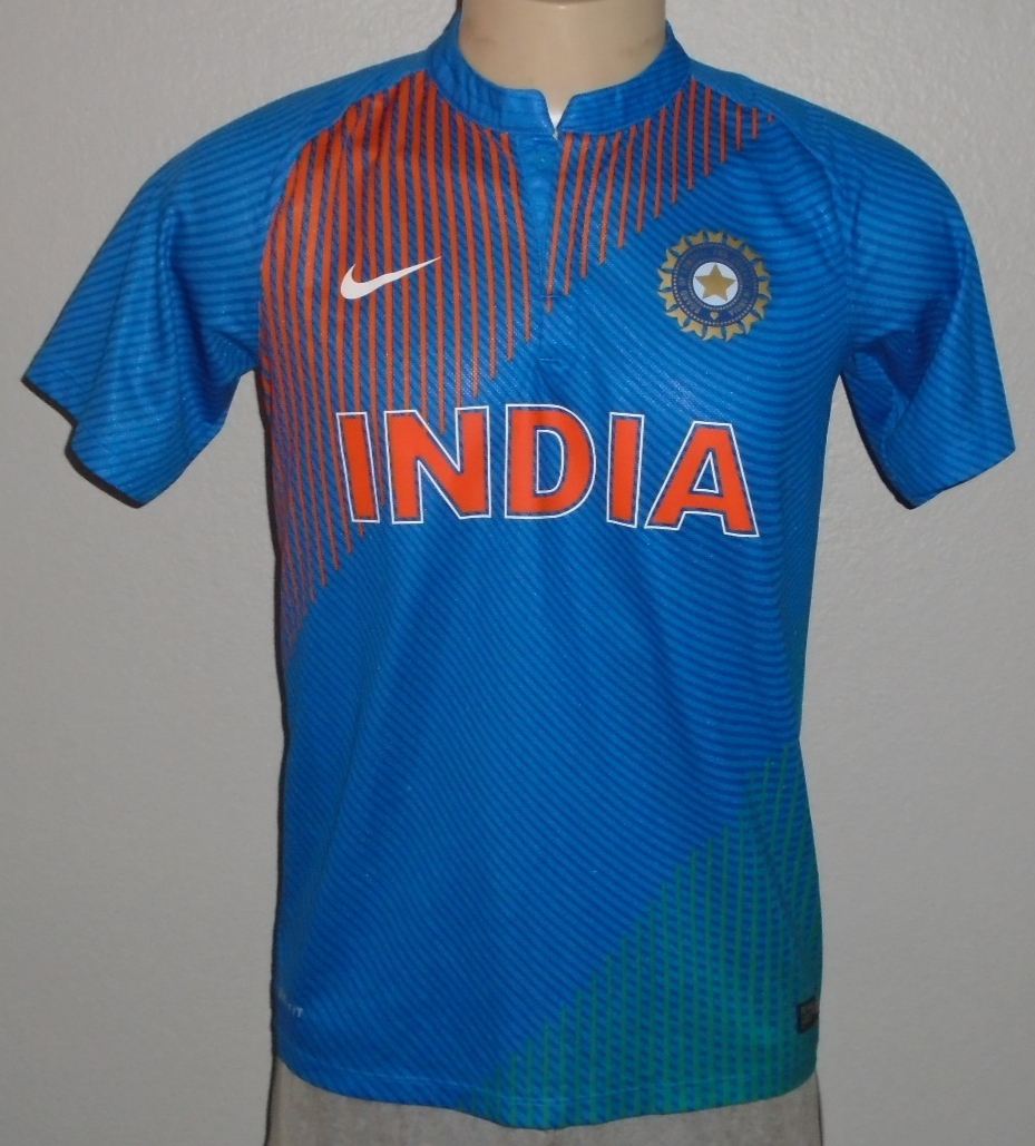 新品】ナイキ クリケット インド代表 ユニフォーム L NIKE INDIA INDIA Nike Dri-Fit 2016 Cricket Jersey Men Medium | eBay