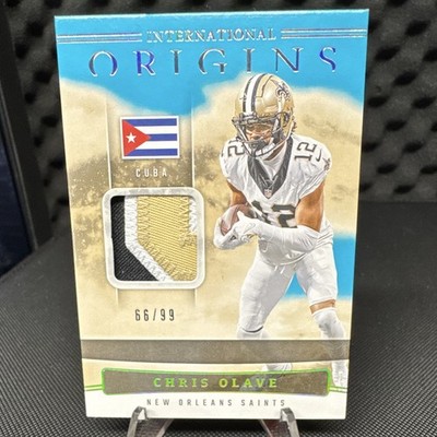 Panini 2025 Origins International Origins Chris Olave Saints #IO-COE Turq /99