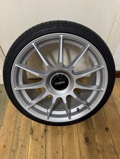 ROTIFORM 19" Silver DTM Alloy Wheels X4 Fits Volkswagen Audi  5x112 8.5 Wide