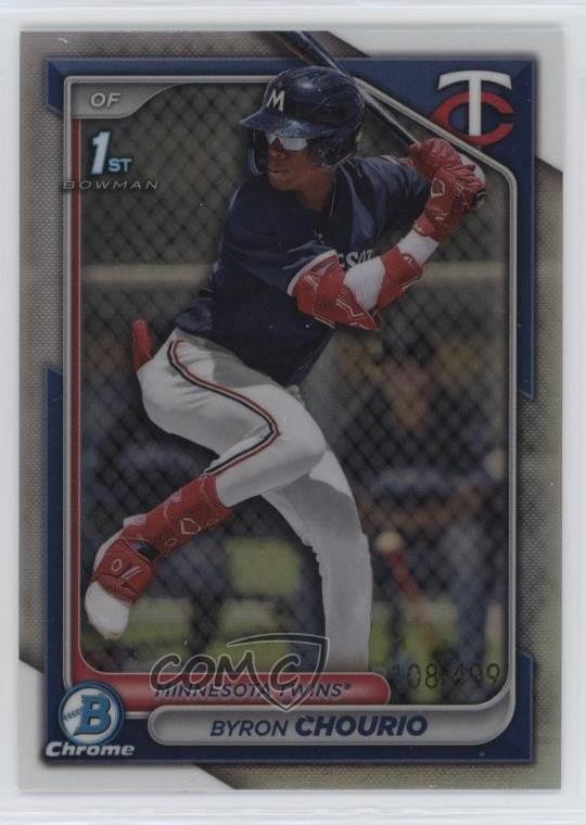 2024 Bowman Chrome Prospects Refractor 108/499 Byron Chourio #BCP-129 1k9t