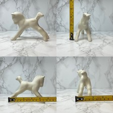 Vintage Ceramic Matte White Horse/Pony/Foal Ornament 9 X 12cm READ DESCRIPTION
