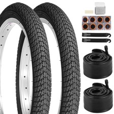 16 Inch Bike Tires, 2 Pack 16x1.75 Bike Tires and Tubes Set, 16x1.75 Tires 