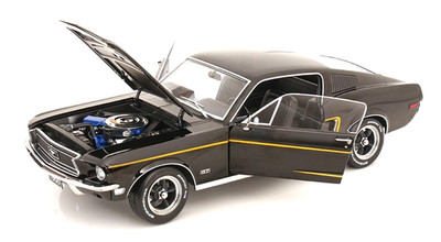 FORD Shelby Mustang GT 500 V8 US Muscle  1968 schwarz black 120223 KK  1:12