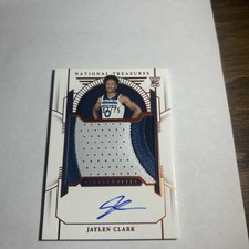 2023-24 National Treasures RPA Rookie Patch Auto #133 Jaylen Clark 7/ 75 Orange