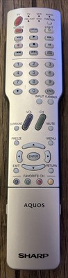 Original Sharp Aquos GA416WJSA LCD Tv Remote Control LC-40C32U LC40C37U LC40C45U