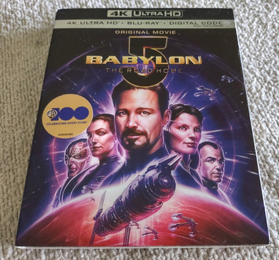 Babylon 5: The Road Home (4K UHD/Blu-ray/Slipcover) VG+ Discs