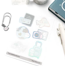 NEW Travel Foiled Sticker Seals TheCoffeeMonsterzCo TCMC