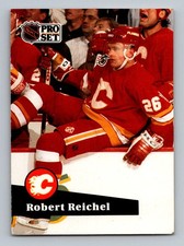 #361 1991-92 Pro Set Robert Reichel Calgary Flames