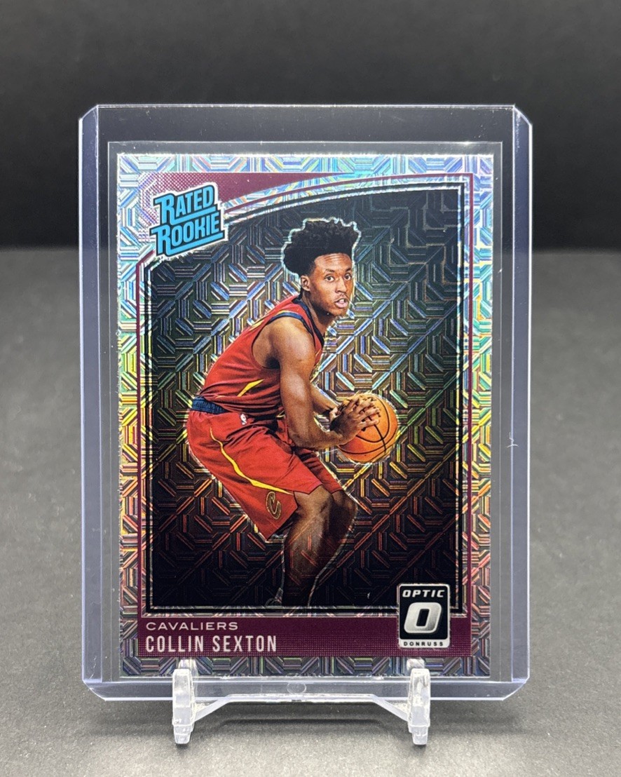 2018-19 PANINI DONRUSS OPTIC #180 Collin Sexton Cavaliers RC Choice Mojo Prizm