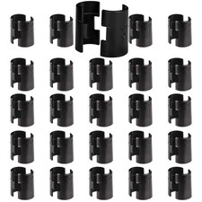 Wire Shelf Clips, Shelving Lock Clips 25 Pairs 50 Pieces for Gray