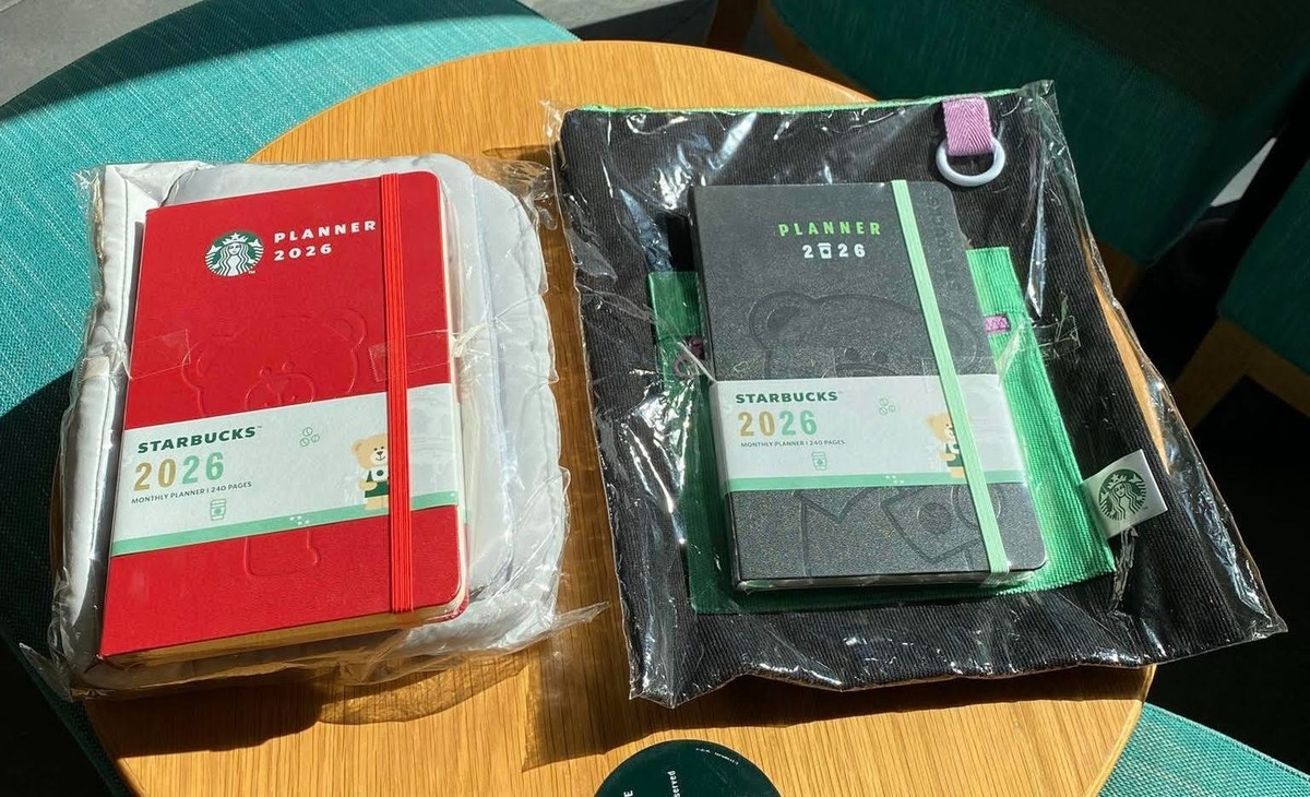 【海外】スターバックス Planner (手帳) Starbucks Coffee - モレスキン×スターバックス 海外限定 2026年 手帳