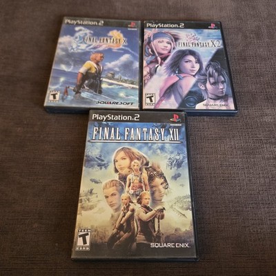 Final Fantasy 3 Game Bundle for Sony PlayStation 2 PS2 FF X, X-2, XII Tested