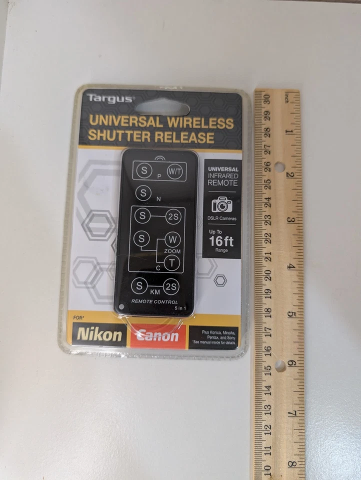 Targus Universal Wireless Shutter Camera Release Infrared Remote TG-USR01-101 - Image 3 of 3