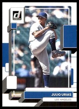 Julio Urias 2022 Donruss #167 Dodgers MLB READ FREE SHIPPING AutographDen