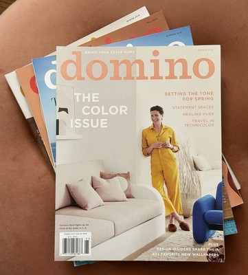 Domino Magazine - Lot of 4 - Spring, Summer, Fall, Winter 2019