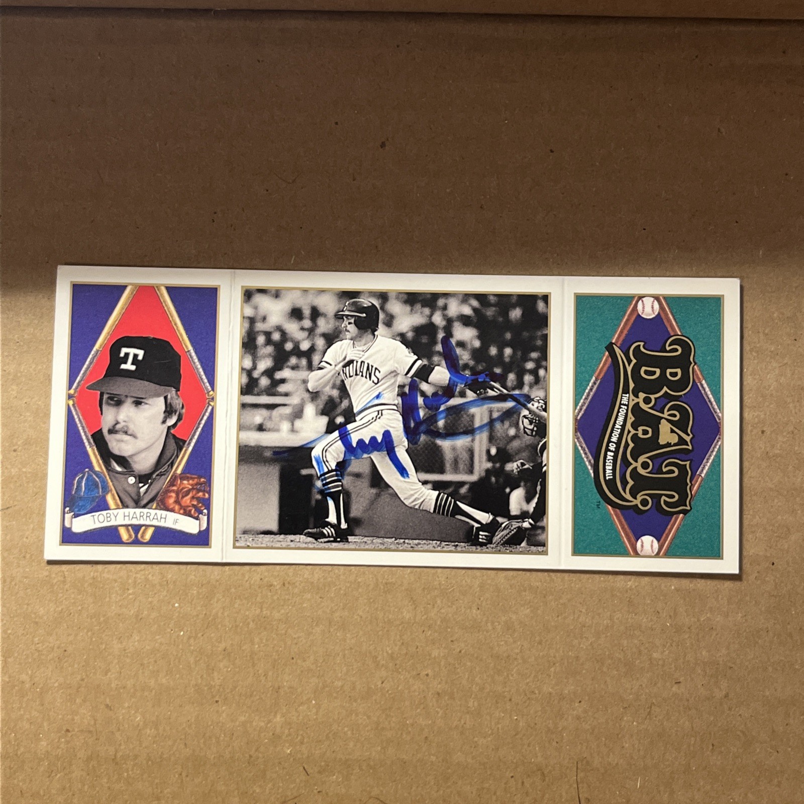 1993 Upper Deck All-Time Heroes #62 Toby Harrah Autograph