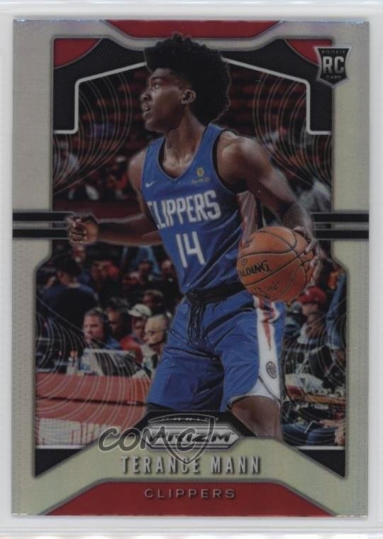 2019-20 Panini Prizm Rookie Silver Prizm Terance Mann #296 k5j