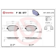 Satz Bremsbeläge Bremsklötze vorne für Seat Cordoba 6L2 6K5 Ibiza 3 6L1 | 241