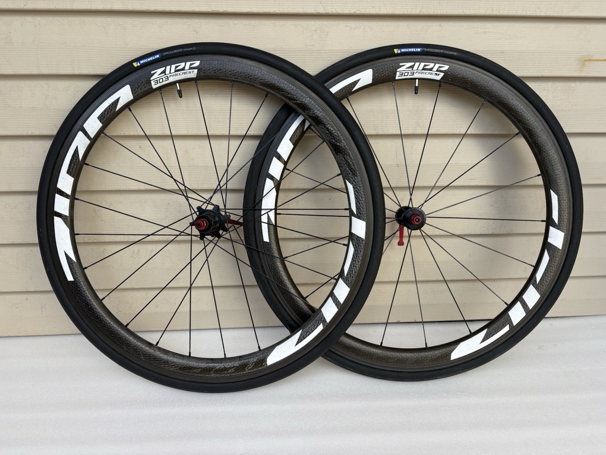 Zipp 303 Firecrest Road Bike Rim Brake Carbon Clincher Wheelset