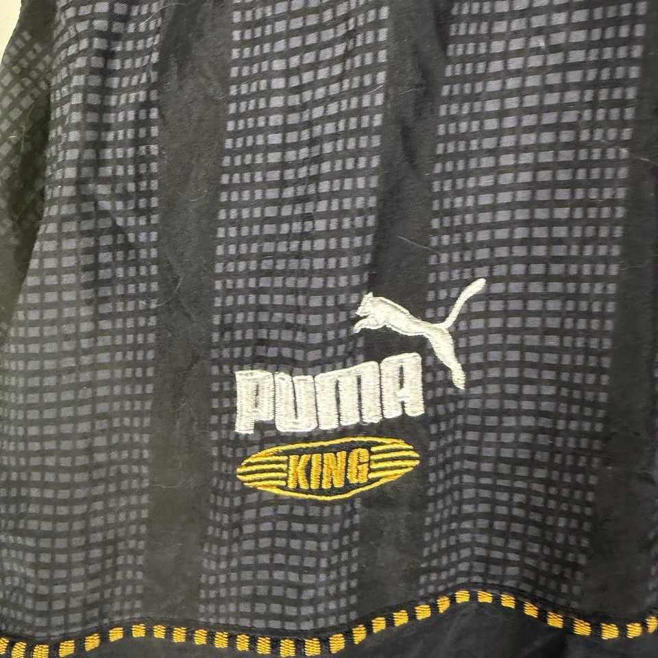 Puma King De Colección Años 90 Fútbol Fútbol Todo Clima Parka Invierno Chaqueta L Foto 4 de 4