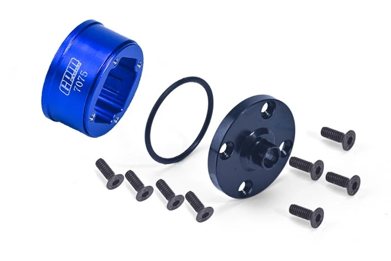 GPM Medium Carbon Steel+Alu 7075 Front/Middle/Rear Diff Case For TRAXXAS Sledge - Image 2 of 4