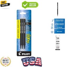 FriXion Ball Gel Ink Refills for Erasable Pens, Fine Point 0.7 mm, Pack of 3,...