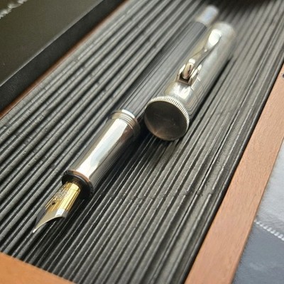 IN BOX Graf Von Faber Castell Classic Ebony - F Nib - Matthew Chen