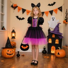 Halloween Costumes Reenactment Theater Girls Cosplay Play Witch Princess Dresses
