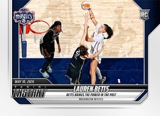 2026 Panini Instant WNBA #45 Lauren Betts Washington Mystics RC PRESALE