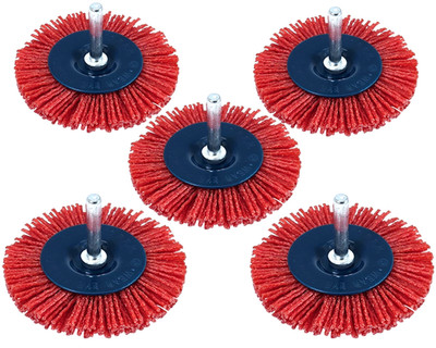 5x Nylonbürste Scheibenbürste Pinselbürste 100mm Schleifbürste Rundbürste Nylon