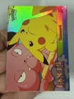 Pokemon Card Topps Pikachu's Vacation Teamwork #54 RAINBOW foil Holo Vintage Gas
