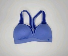 Champion The Curvy Show Off Sports Bra Style B9373 Blue Size Medium