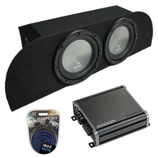 2003-2008 Fits Nissan 350Z Coupe Harmony A102 Dual 10" Strut Sub Box & CXA800.1