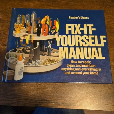 Readers Digest Fix-It-Yourself Manual 1977 Hardcover How to Repair Book VTG