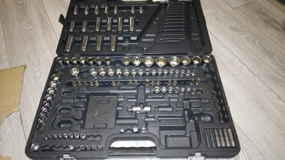 #ad Halfords Advanced Socket and Ratchet Spanner Set 155 Pc ** INCOMPLETE** GBP 95.43