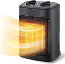 Space Heater, 1500W Electric Heaters Indoor Portable with Thermostat, PTC Fast H