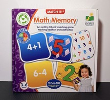 The Learning Journey Match It - Math Memory - Ages 3-6 1 players NEW