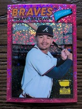 2026 Topps Heritage - Drake Baldwin #209 Chrome Pink Sparkle